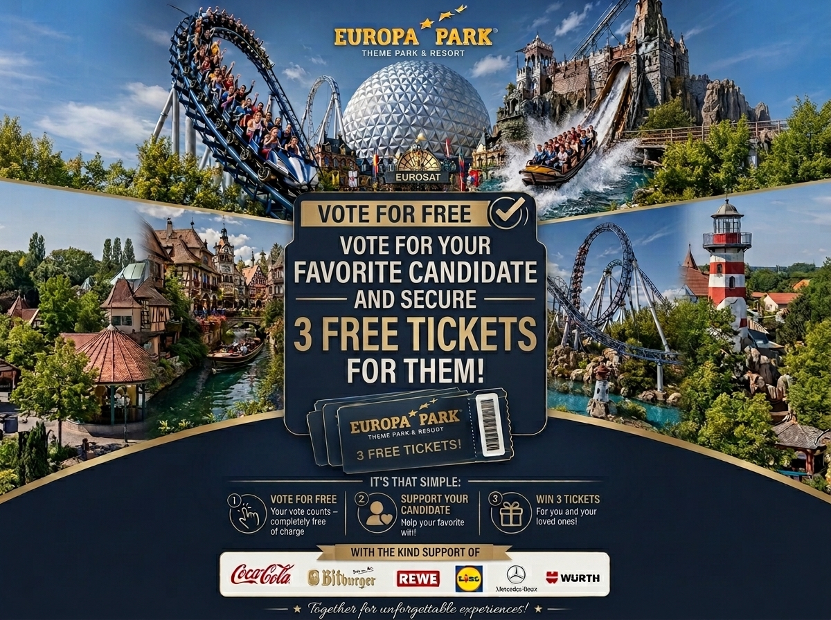 Europa Park Wahl-Banner